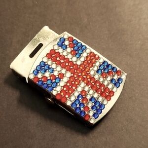 Union Jack Adjustable Belt Buckle